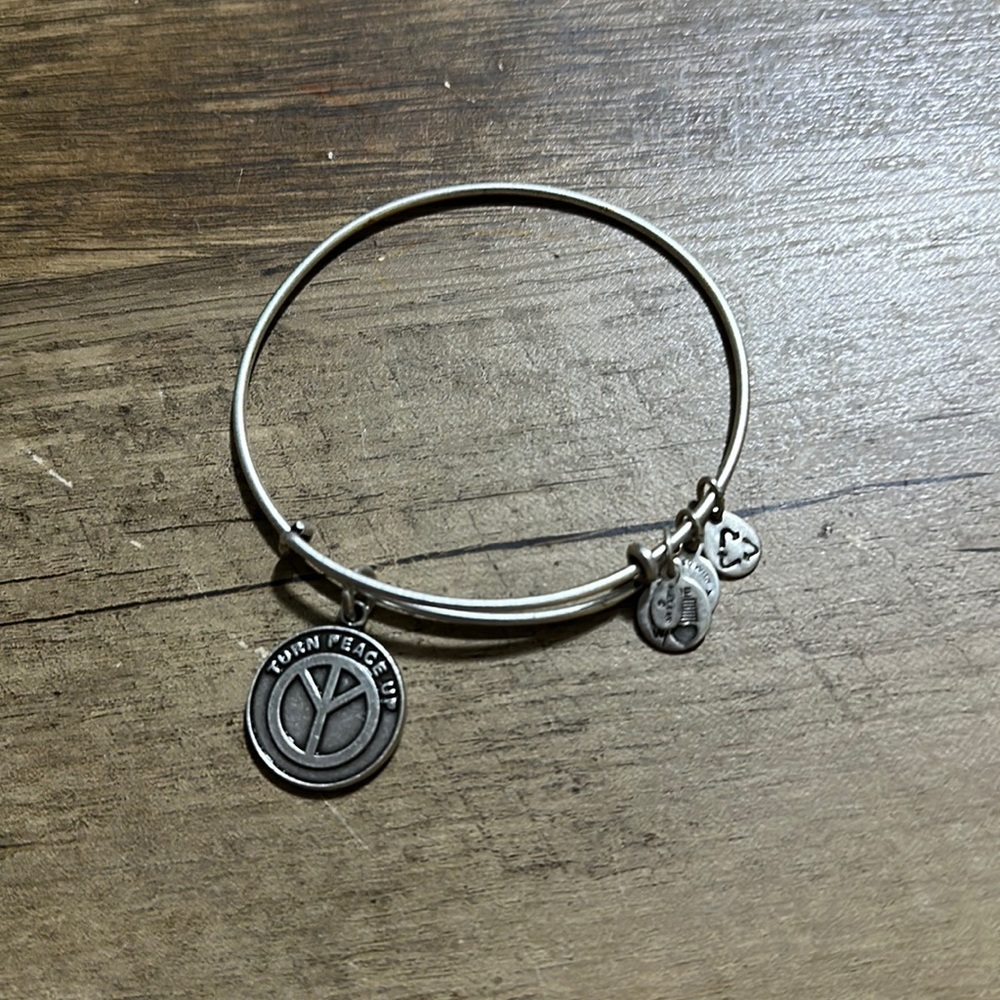 Alex and Ani Turn Peace Up Bangle
